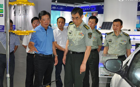 滁州军分区司令员方平一行莅临天康集团调研 滁州军分区司令员方平一行莅临天康集团调研